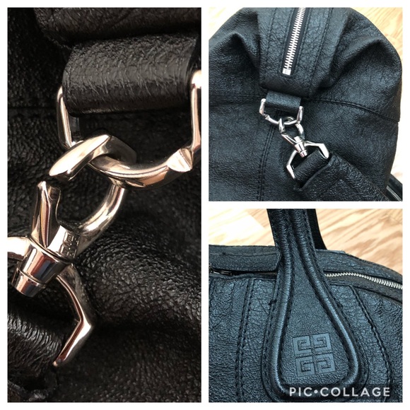 Authentic Givenchy Nightingale Black Leather- Med - Picture 7 of 8
